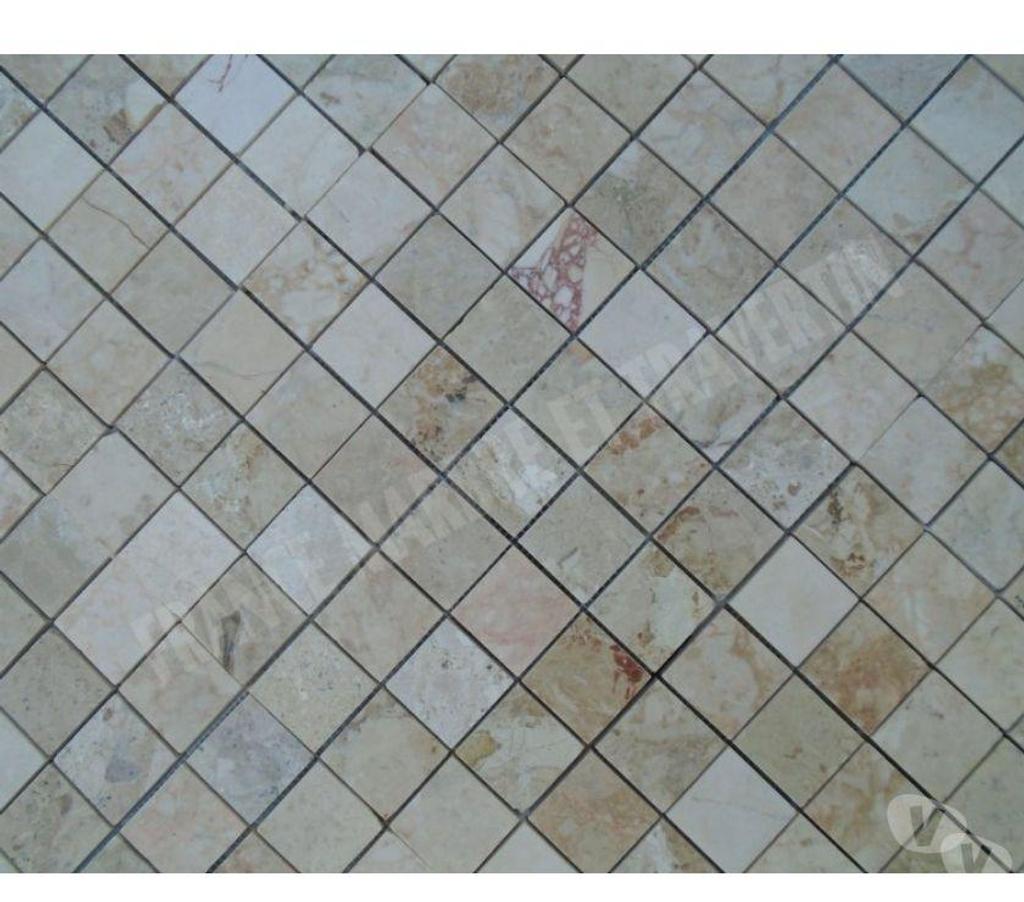 Var Forcalqueiret - 83136 - Photos Vivastreet Marbre Beige Cappuccino Mosaïque 4,8x4,8 cm REF 1494