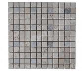 Travertin ClssMilieu Silver Mosaïque 2,3x2,3 cm REF 992