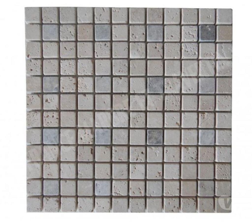 Var Forcalqueiret - 83136 - Photos Vivastreet Travertin ClssMilieu Silver Mosaïque 2,3x2,3 cm REF 992