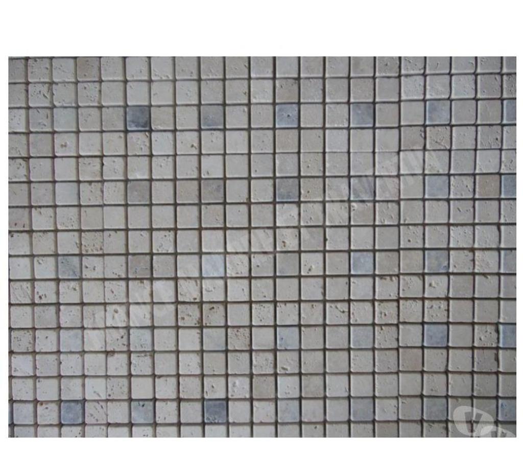 Var Forcalqueiret - 83136 - Photos Vivastreet Travertin ClssMilieu Silver Mosaïque 2,3x2,3 cm REF 992