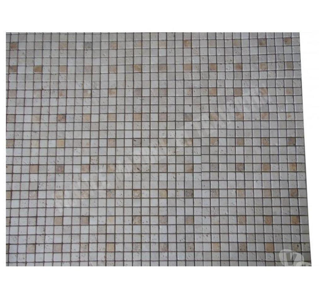 Var Forcalqueiret - 83136 - Photos Vivastreet Travertin Beige - Milieu Jaune Mosaïque 2,3x2,3 cm REF 1606