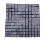 Travertin Noce Marron Mosaïque 2,3x2,3 cm REF 033