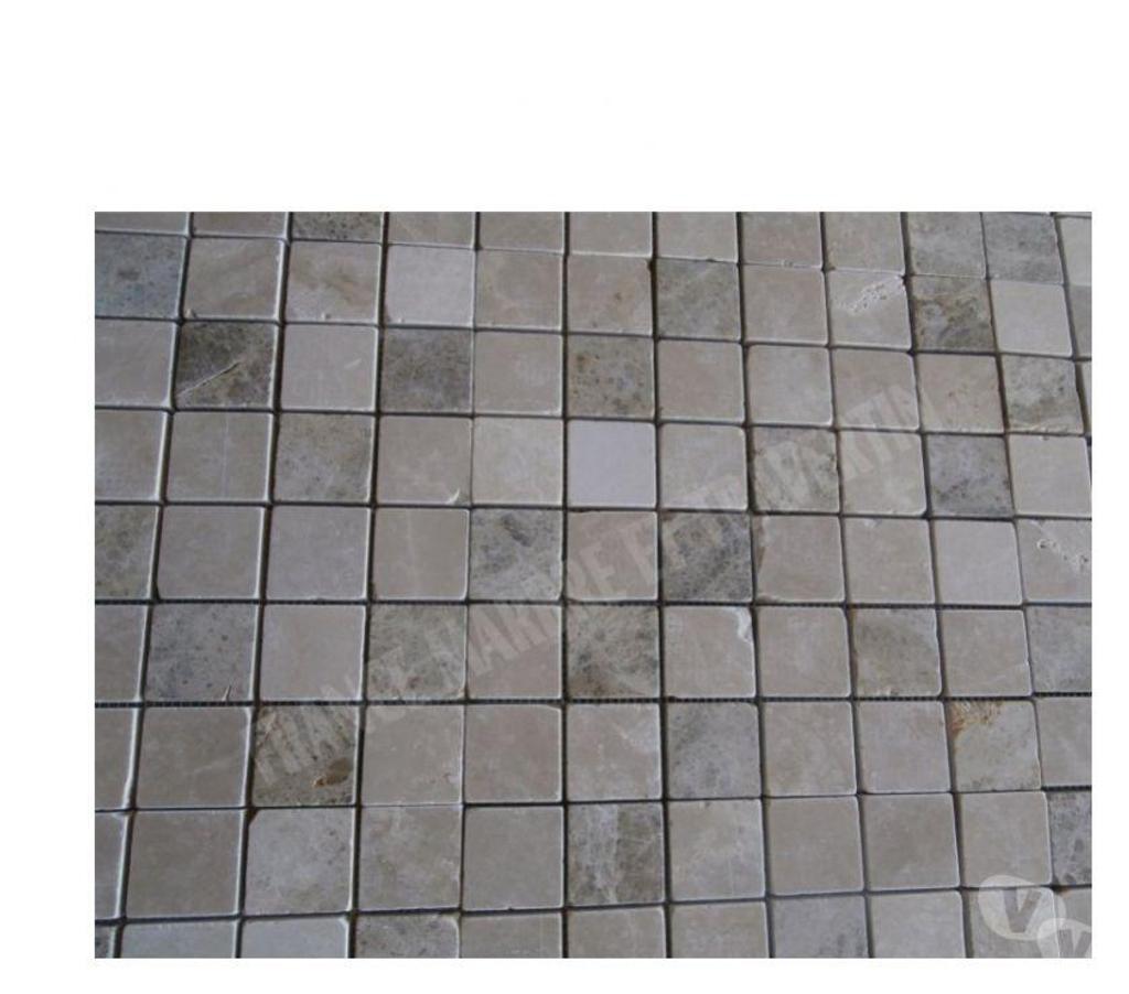 Var Forcalqueiret - 83136 - Photos Vivastreet Marbre Beige - Emperador Mosaïque 4,8x4,8 cm REF 2408