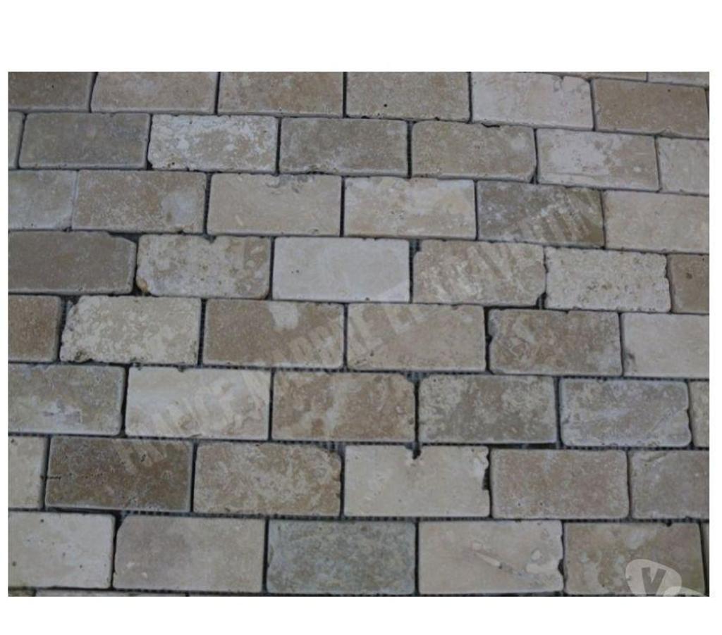 Var Forcalqueiret - 83136 - Photos Vivastreet Travertin Classique Beige Mosaïque 4,8x10 cm REF 721
