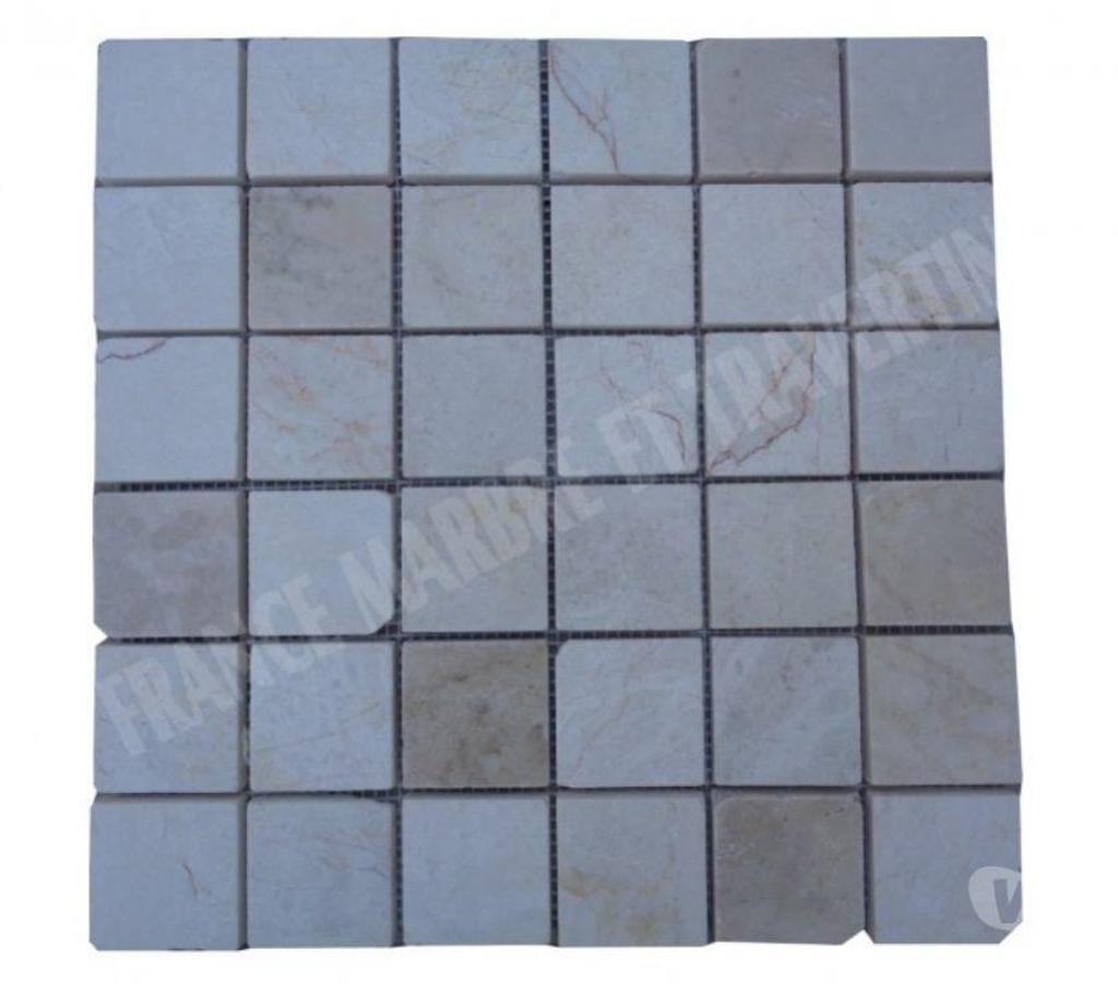  Var Forcalqueiret - 83136 - Photos Vivastreet Marbre Beige Marfil Mosaïque 4,8x4,8 cm REF 2750