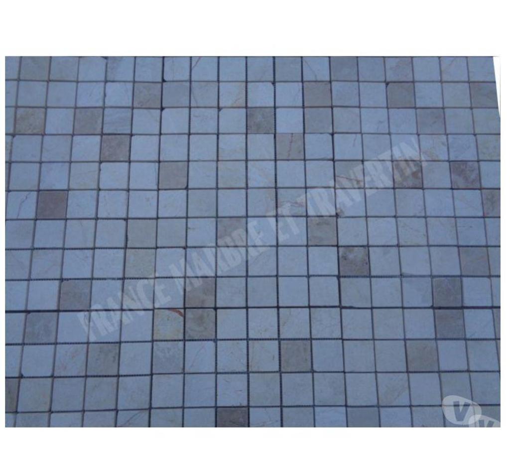 Var Forcalqueiret - 83136 - Photos Vivastreet Marbre Beige Marfil Mosaïque 4,8x4,8 cm REF 2750