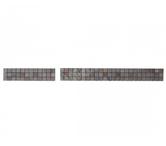 Travertin Silver - Milieu Rose Frise 30,5x7,5 cm REF 2955