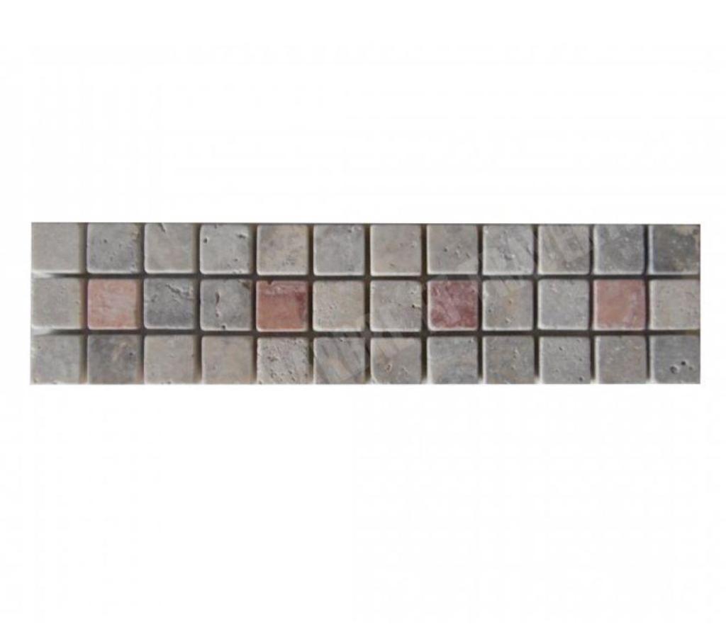 Var Forcalqueiret - 83136 - Photos Vivastreet Travertin Silver - Milieu Rose Frise 30,5x7,5 cm REF 2955