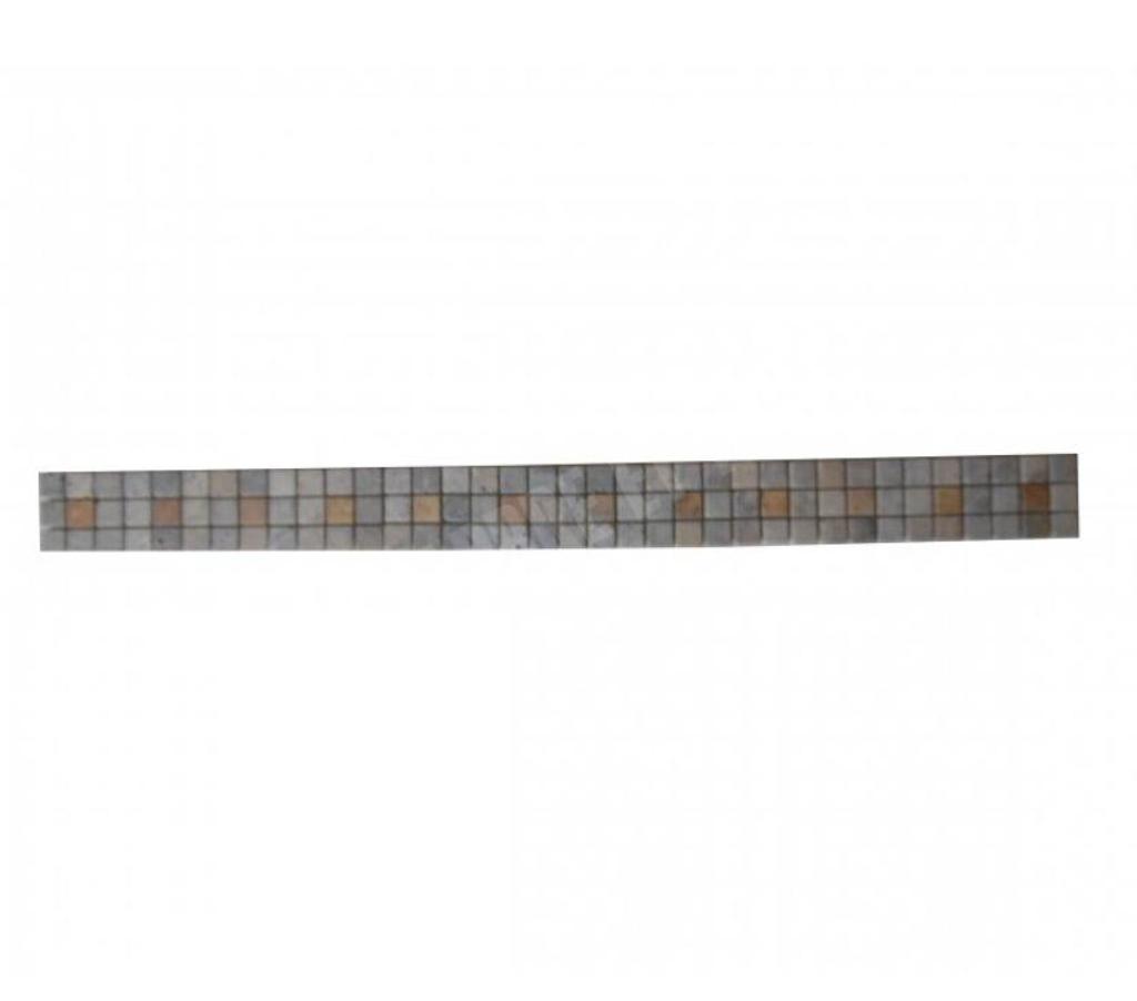 Var Forcalqueiret - 83136 - Photos Vivastreet Travertin Silver - Milieu Jaune Frise 30,5x7,5 cm REF 1347