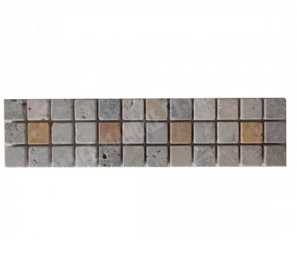 Bricolage - Jardin - Outillage Forcalqueiret Var - Photos Vivastreet Travertin Silver - Milieu Jaune Frise 30,5x7,5 cm REF 1347