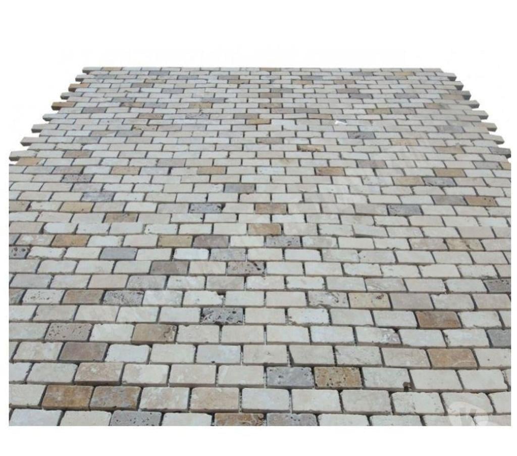  Var Forcalqueiret - 83136 - Photos Vivastreet Travertin CssMixteRebouchéMosaïque 2,3x4,8 cm REF 1659