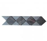 Marbre Salome - Blanc Frise 28x6 cm REF 734