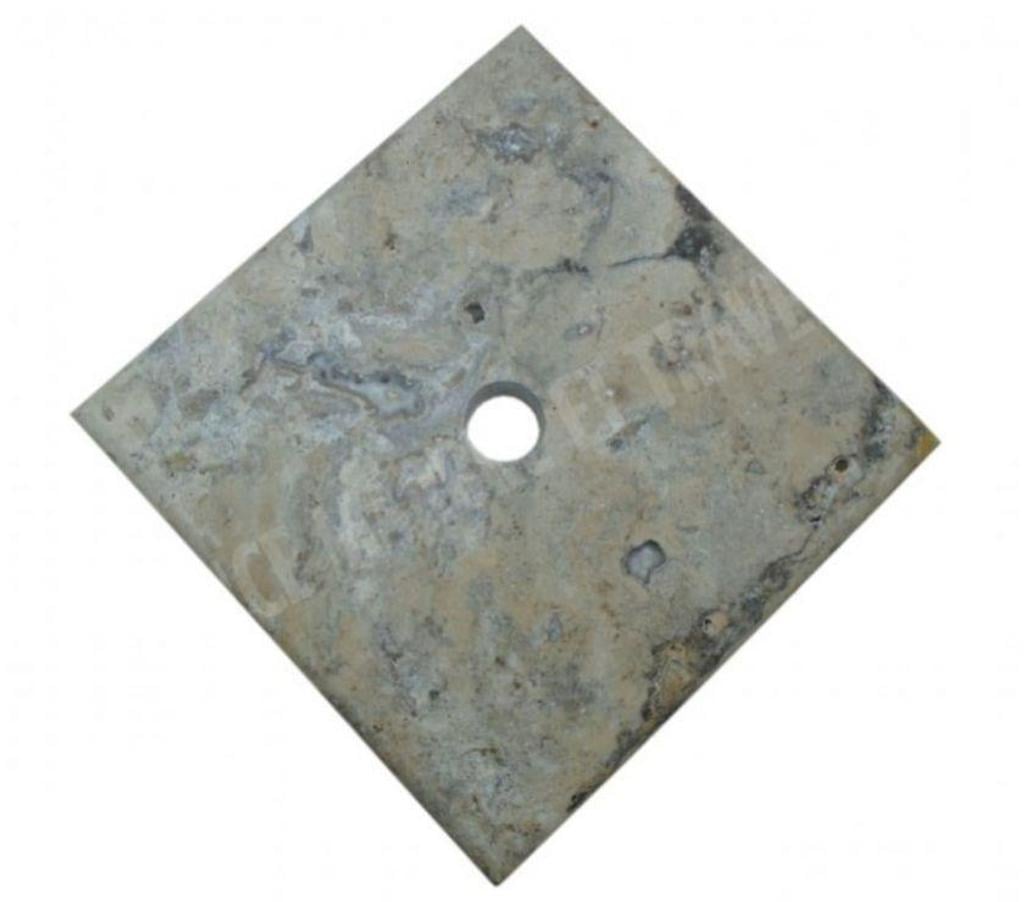  Var Forcalqueiret - 83136 - Photos Vivastreet Travertin Silver Chapeau Pilier 30,5x30,5 cm REF 3107