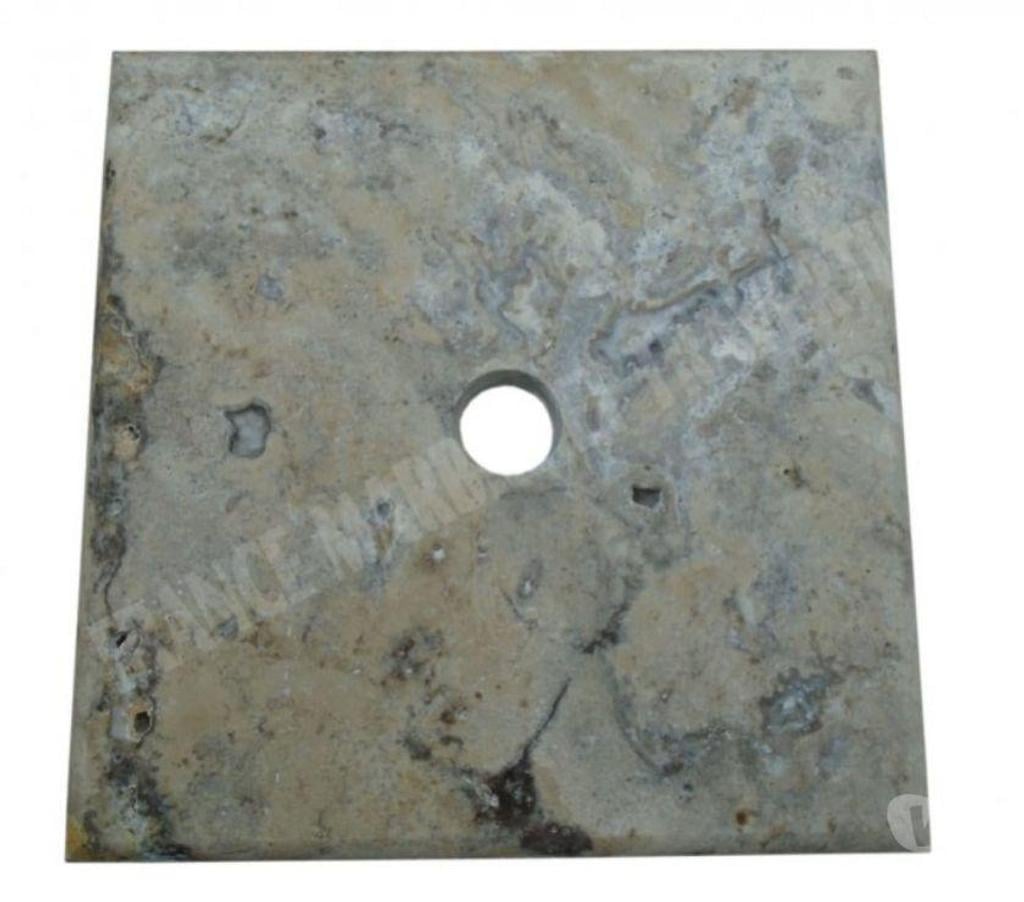  Var Forcalqueiret - 83136 - Photos Vivastreet Travertin Silver Chapeau Pilier 30,5x30,5 cm REF 3107