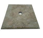  Travertin Walnut Chapeau Pilier 40,6x40,6 cm REF 3106