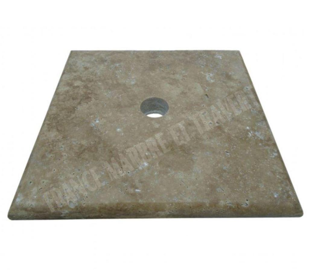  Var Forcalqueiret - 83136 - Photos Vivastreet Travertin Walnut Chapeau Pilier 40,6x40,6 cm REF 3106