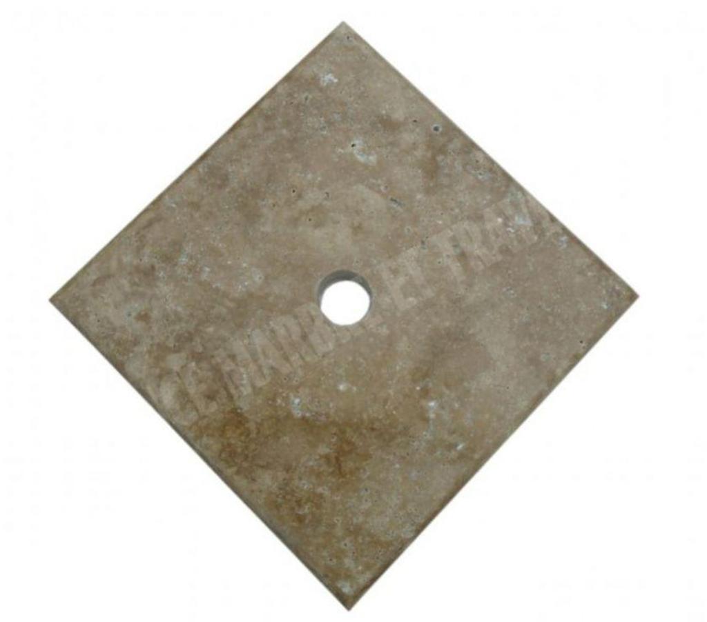  Var Forcalqueiret - 83136 - Photos Vivastreet Travertin Walnut Chapeau Pilier 40,6x40,6 cm REF 3106