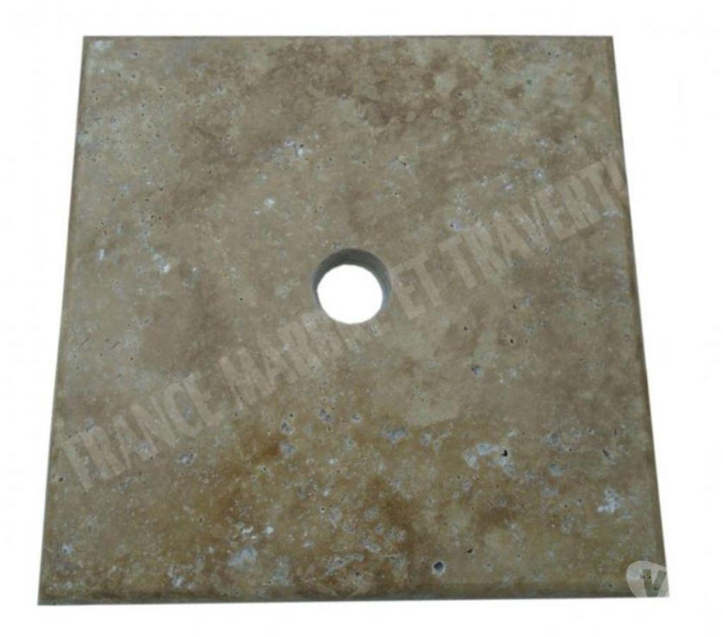  Var Forcalqueiret - 83136 - Photos Vivastreet Travertin Walnut Chapeau Pilier 40,6x40,6 cm REF 3106