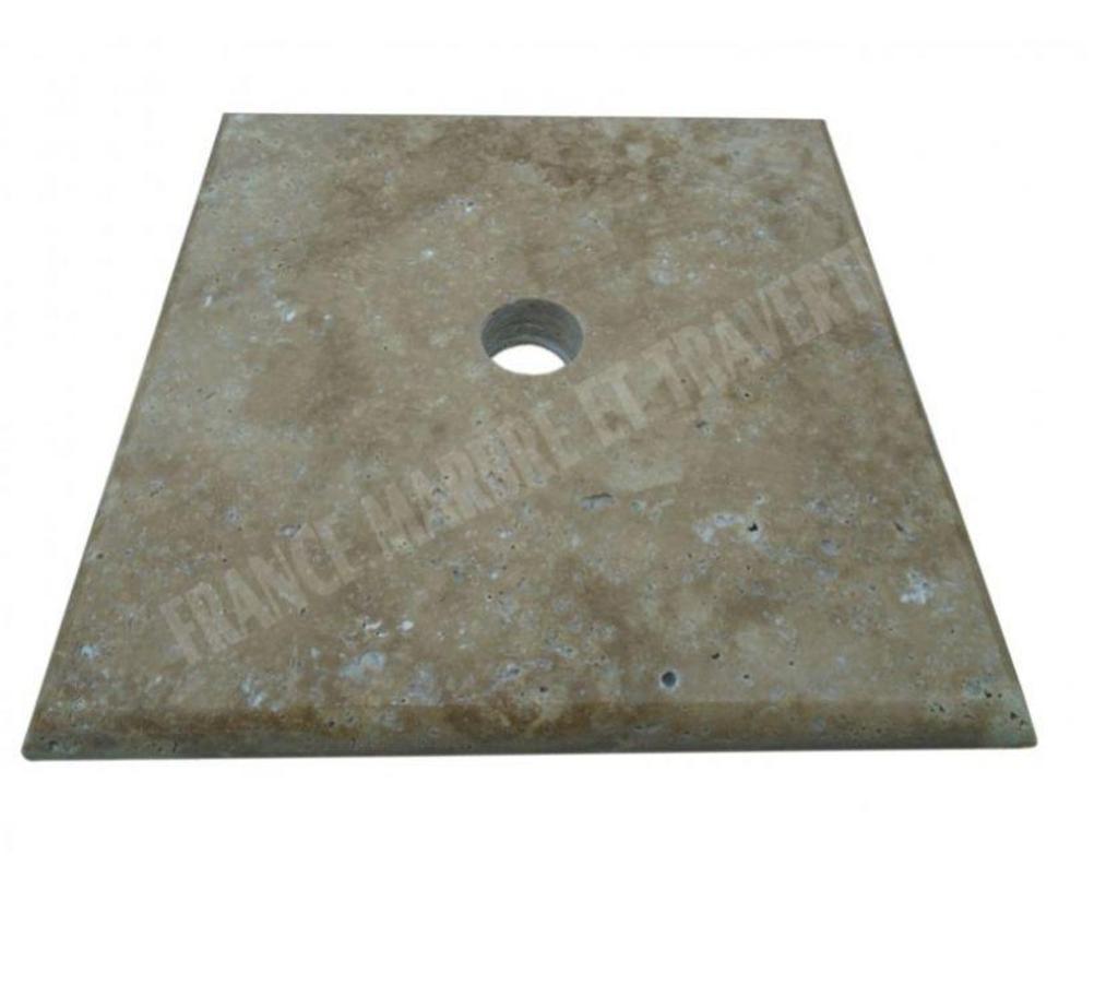  Var Forcalqueiret - 83136 - Photos Vivastreet Travertin Walnut Chapeau Pilier 40,6x40,6 cm REF 3106