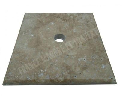 Bricolage - Jardin - Outillage Forcalqueiret Var - Photos Vivastreet Travertin Walnut Chapeau Pilier 40,6x40,6 cm REF 3106