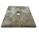 Travertin Walnut Chapeau Pilier 20,3x20,3 cm REF 3103