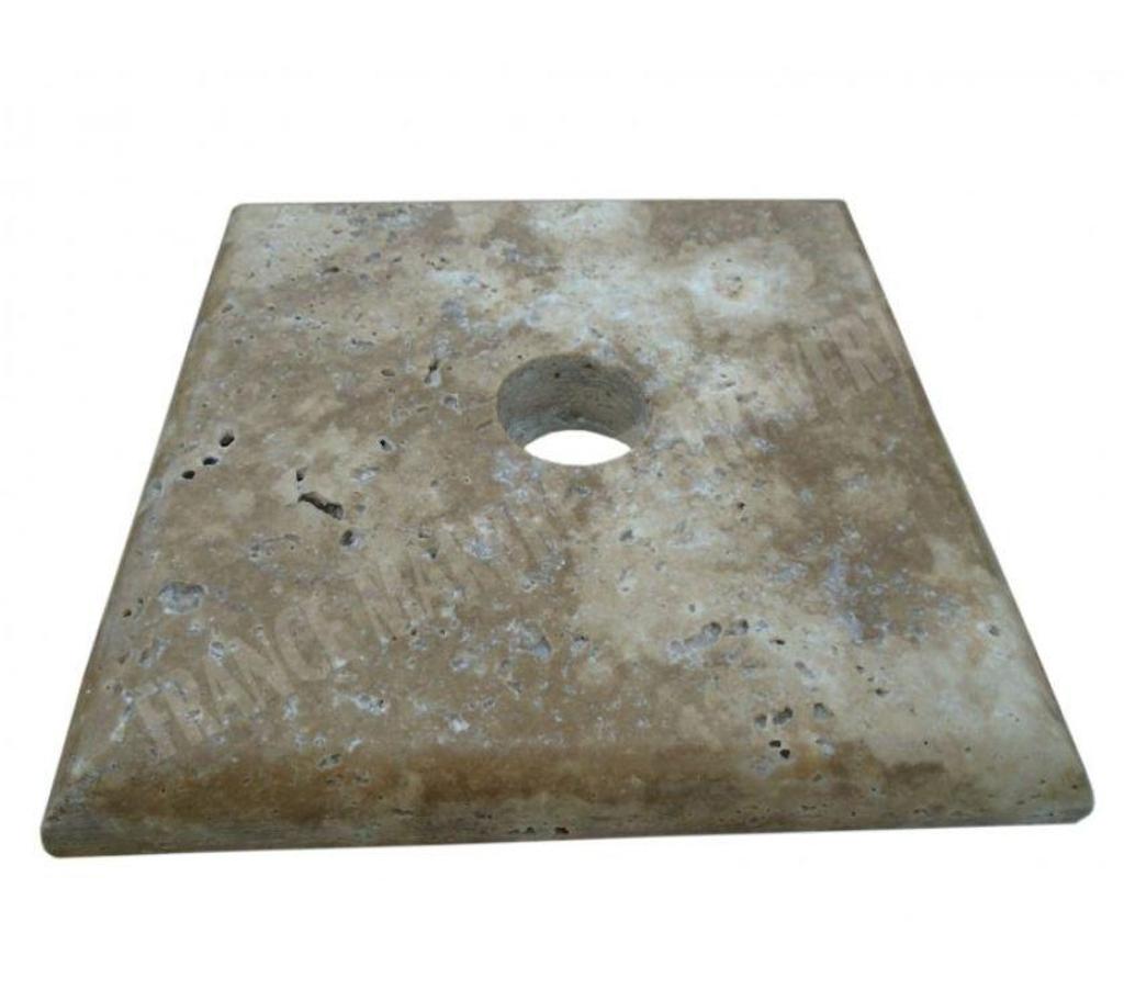  Var Forcalqueiret - 83136 - Photos Vivastreet Travertin Walnut Chapeau Pilier 20,3x20,3 cm REF 3103