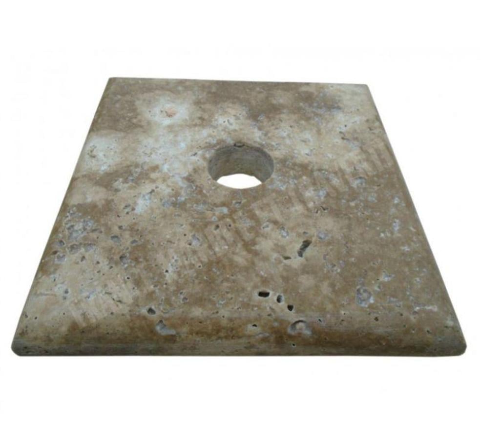  Var Forcalqueiret - 83136 - Photos Vivastreet Travertin Walnut Chapeau Pilier 20,3x20,3 cm REF 3103