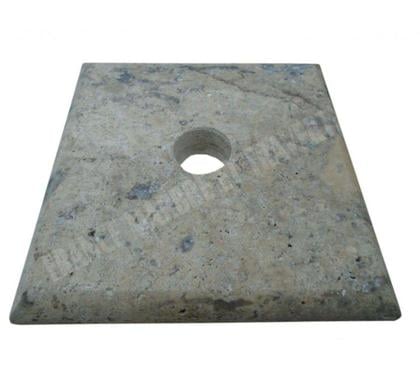 Bricolage - Jardin - Outillage Forcalqueiret Var - Photos Vivastreet Travertin Silver Chapeau Pilier 20,3x20,3 cm REF 3101