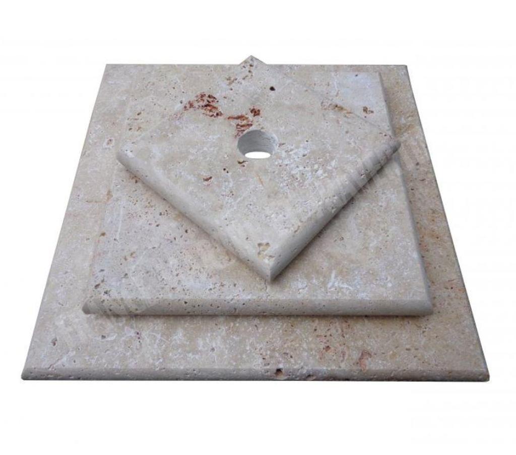  Var Forcalqueiret - 83136 - Photos Vivastreet Travertin Classique Chapeau Pilier 3 Format REF 2980