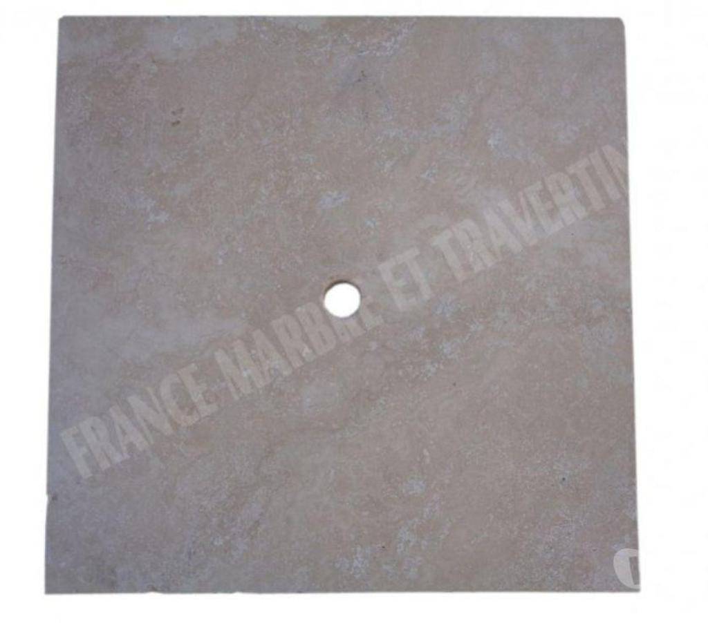  Var Forcalqueiret - 83136 - Photos Vivastreet Travertin Classique Beige Bouchon Regard 40x40 cm REF 2944