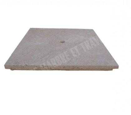 Bricolage - Jardin - Outillage Forcalqueiret Var - Photos Vivastreet Travertin Classique Beige Bouchon Regard 40x40 cm REF 2944
