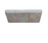 Travertin Noce Bordure 43x18 cm Arrondi REF 384