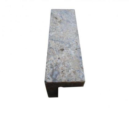 Bricolage - Jardin - Outillage Forcalqueiret Var - Photos Vivastreet Travertin Silver Gris Baguette D'angle 10x3 cm REF 978