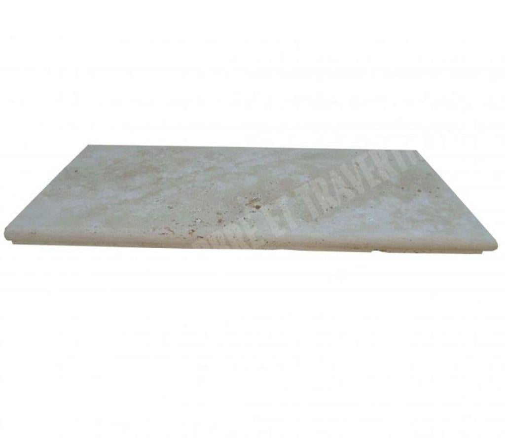  Var Forcalqueiret - 83136 - Photos Vivastreet Travertin Classique Marche Escalier d'angle Sortant Gauche 