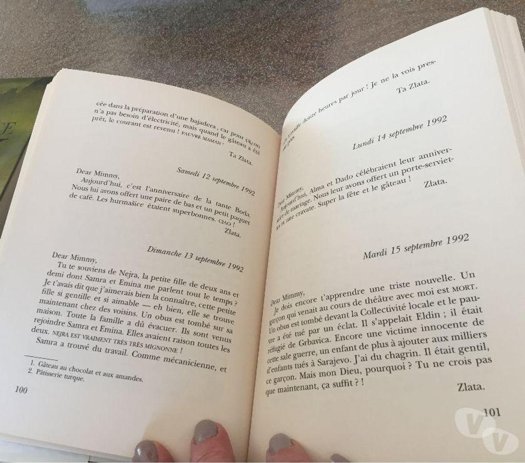 Livres occasion Gard Nimes - Photos Vivastreet Le journal de zlata