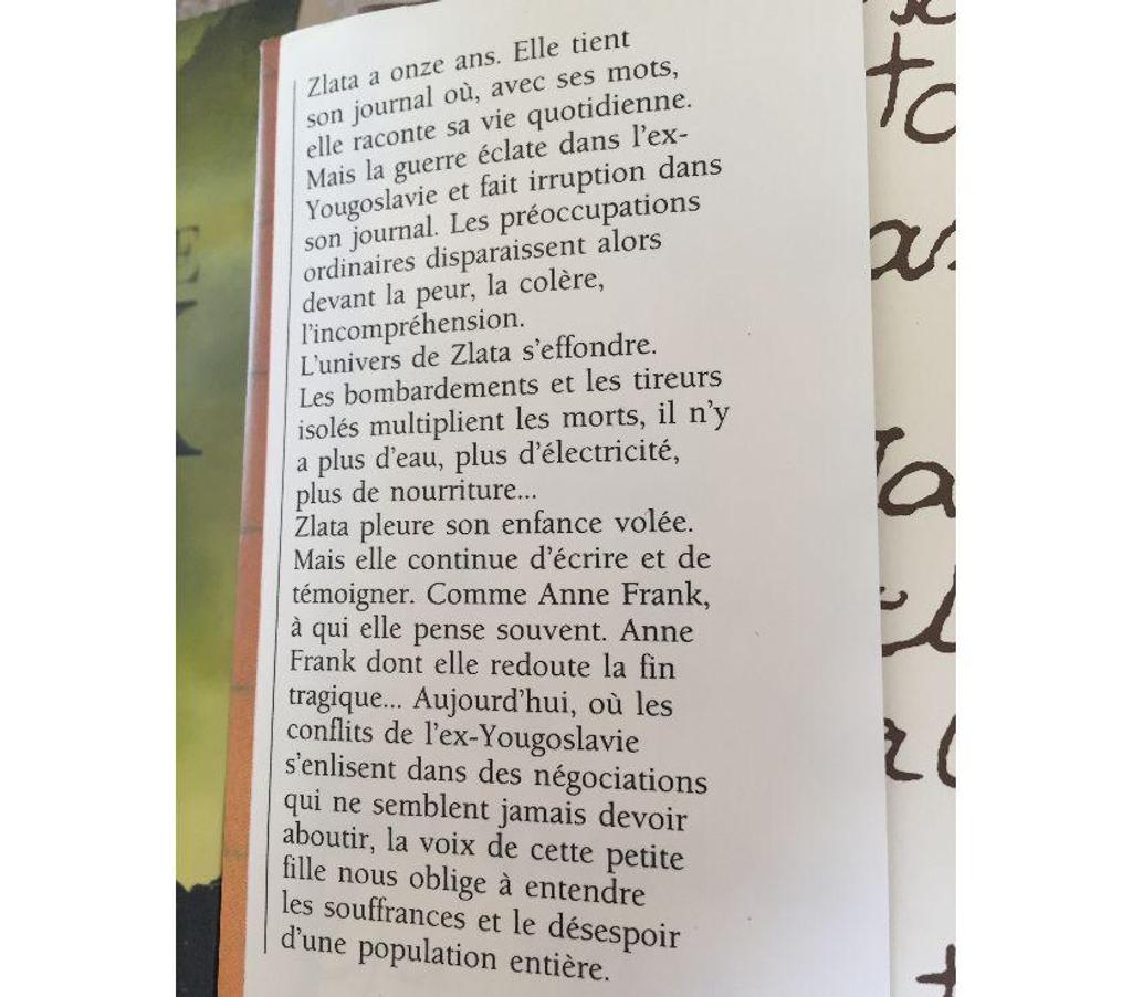 Livres occasion Gard Nimes - Photos Vivastreet Le journal de zlata