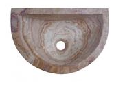 Onyx Miel Lave Main Mi-Lune 40x26 cm REF 2038