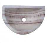 Onyx Miel Lave Main Mi-Lune 40x26 cm REF 2037