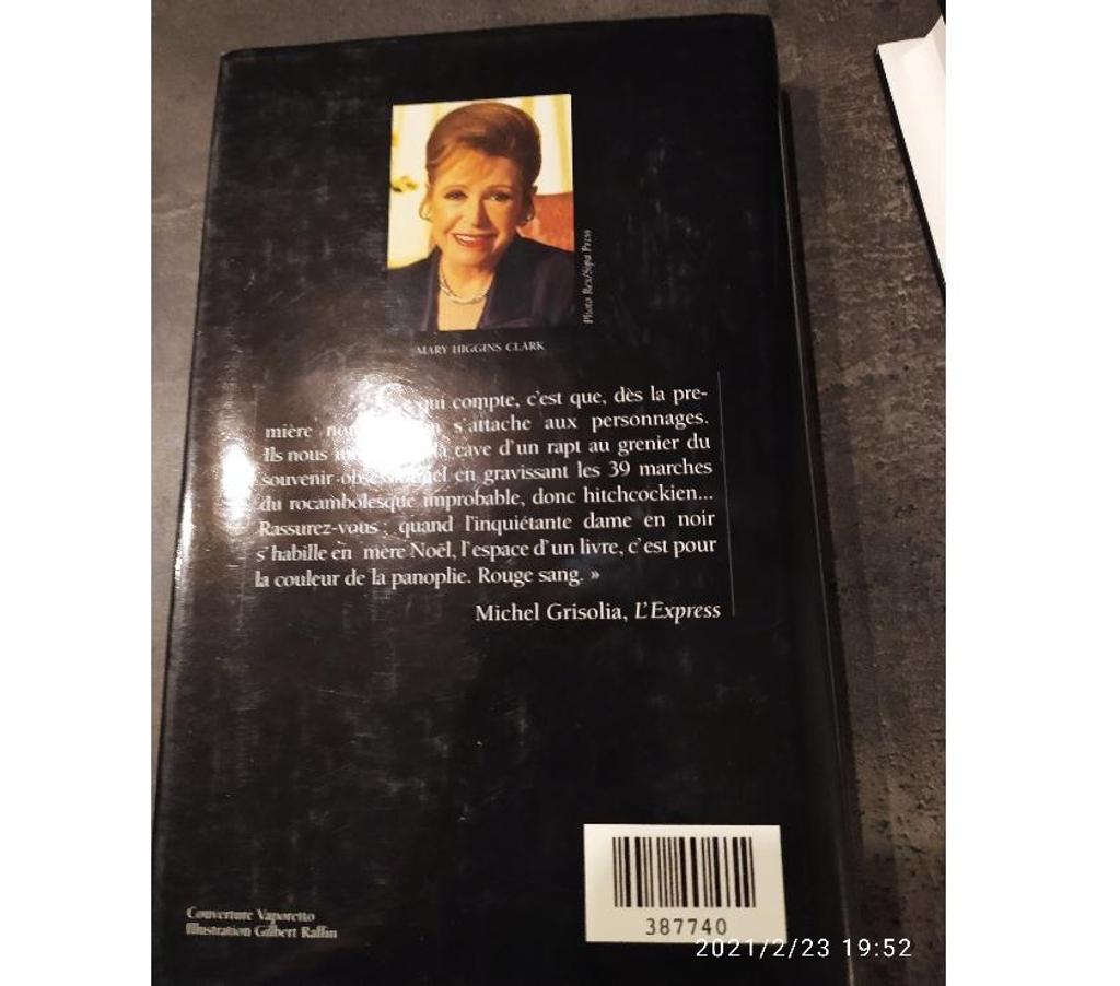 Livres occasion Moselle Florange - 57190 - Photos Vivastreet MARY HIGGINS CLARK 