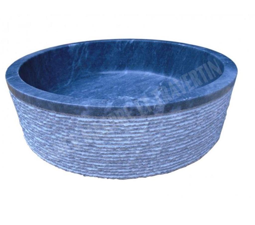  Var Forcalqueiret - 83136 - Photos Vivastreet Pierre Bleue Vasque Cylindre Plat Strié REF 3098