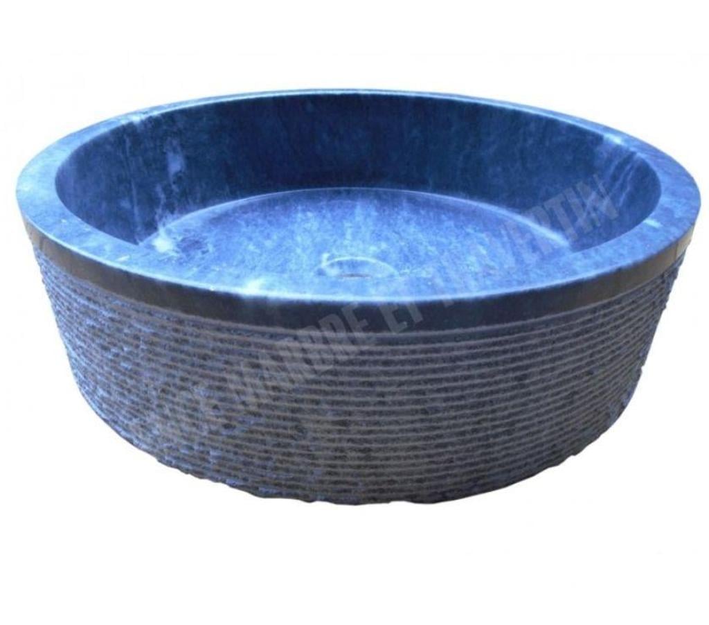  Var Forcalqueiret - 83136 - Photos Vivastreet Pierre Bleue Vasque Cylindre Plat Strié REF 3098