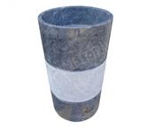 Pierre Bleue Turque Piédestal Vasque Modèle Baril REF 632