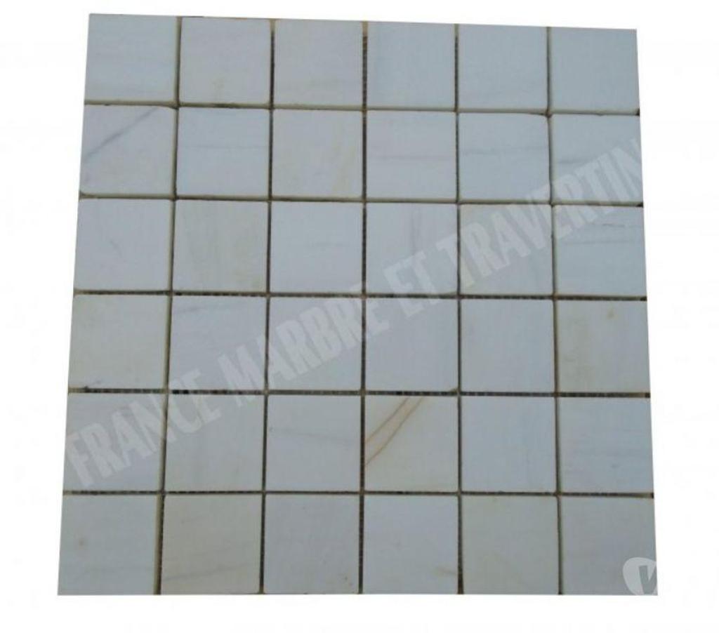  Var Forcalqueiret - 83136 - Photos Vivastreet Dolomite Blanc Mosaïque 4,8x4,8 cm REF 3256