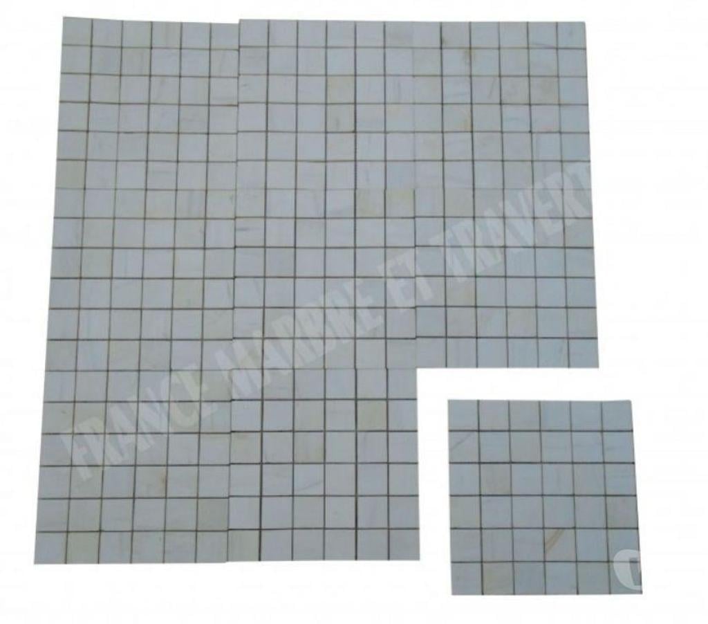  Var Forcalqueiret - 83136 - Photos Vivastreet Dolomite Blanc Mosaïque 4,8x4,8 cm REF 3256