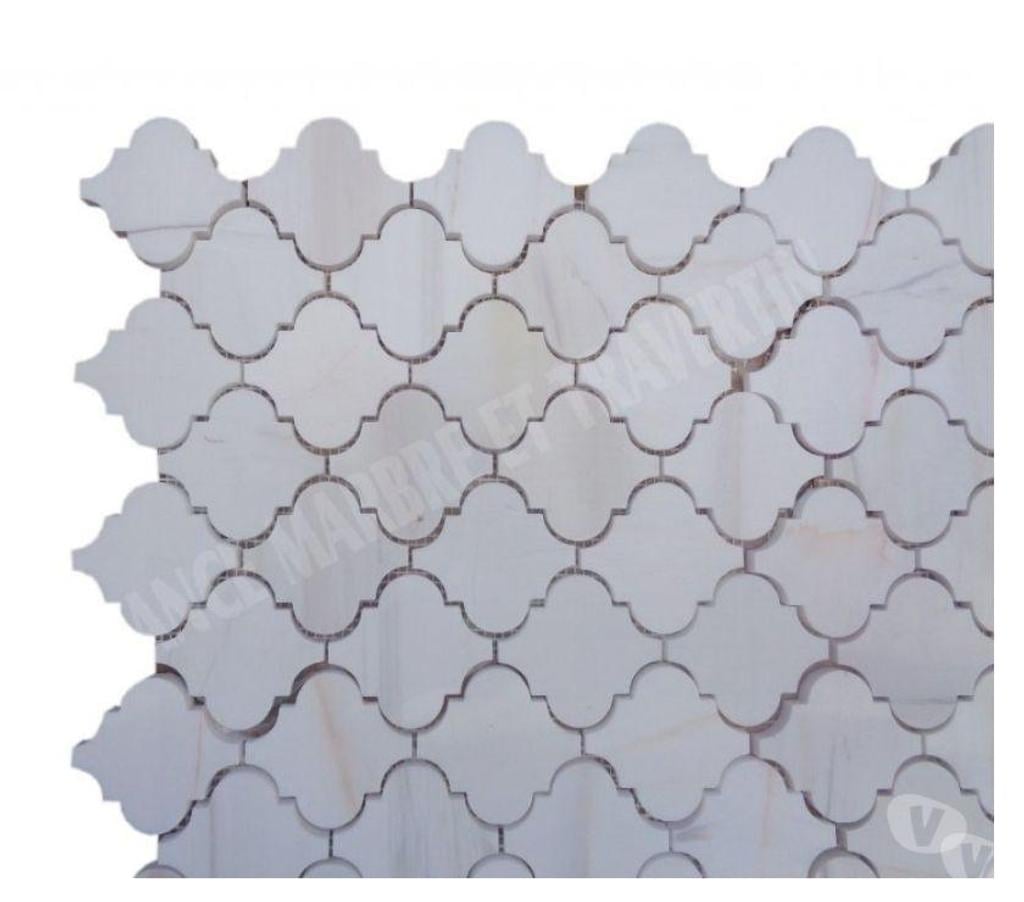  Var Forcalqueiret - 83136 - Photos Vivastreet Dolomite Blanc ArabesqueMosaïque 31x26 cm REF 2923