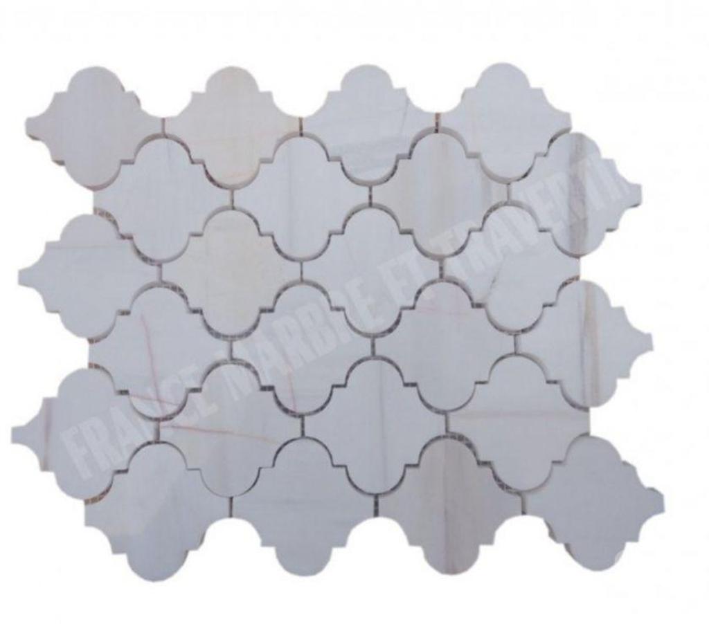  Var Forcalqueiret - 83136 - Photos Vivastreet Dolomite Blanc ArabesqueMosaïque 31x26 cm REF 2923