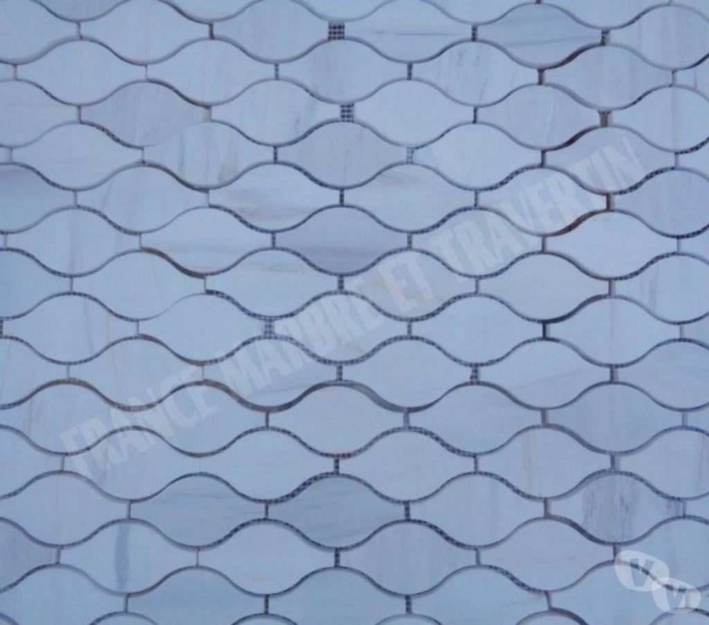  Var Forcalqueiret - 83136 - Photos Vivastreet Dolomite Blanc ArabesqueMosaïque 30,5x26 cm REF 2919