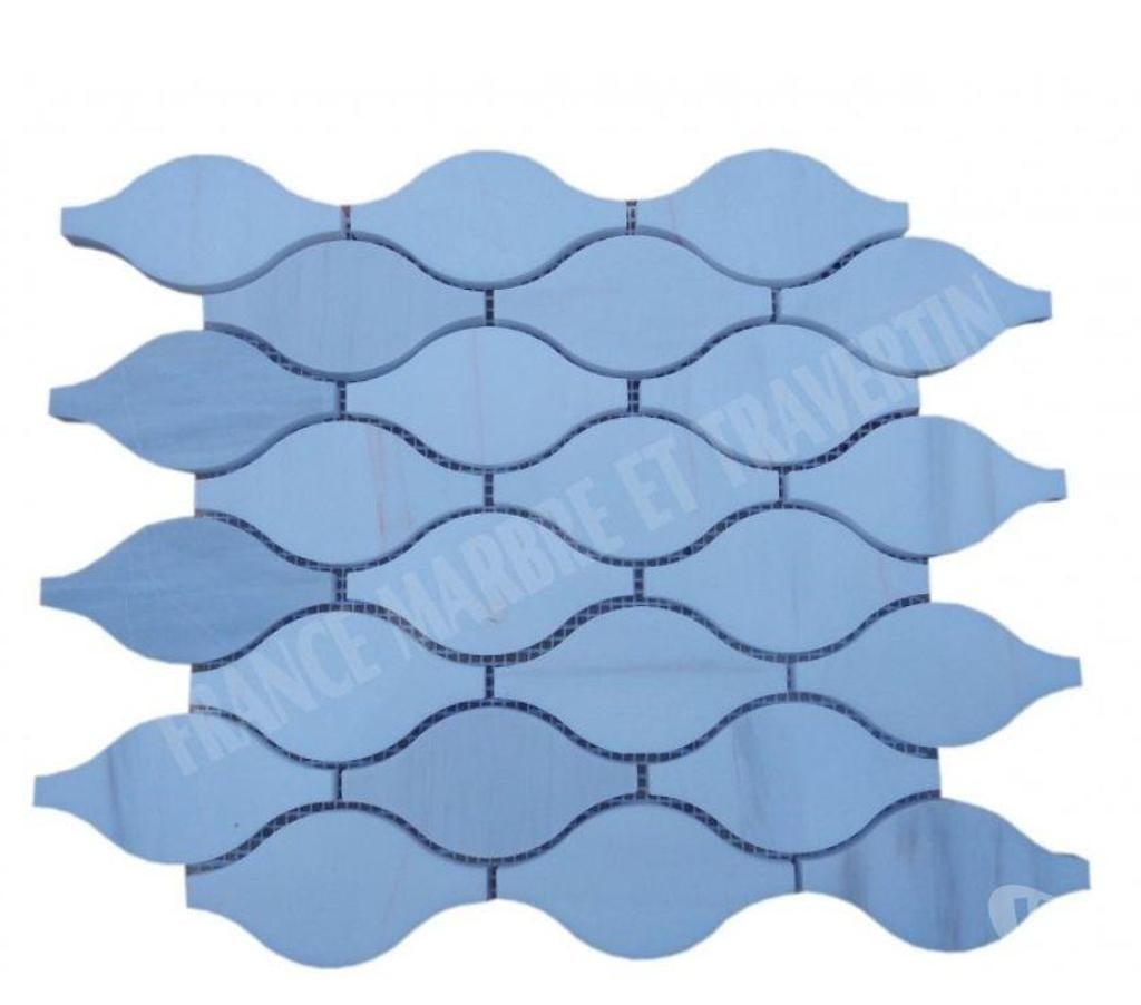  Var Forcalqueiret - 83136 - Photos Vivastreet Dolomite Blanc ArabesqueMosaïque 30,5x26 cm REF 2919