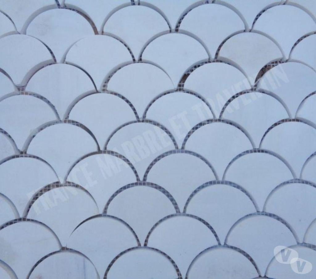  Var Forcalqueiret - 83136 - Photos Vivastreet Dolomite Blanc ArabesqueMosaïque 31x25 cm REF 2913