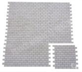 Dolomite Blanc Mosaïque 2,3x4,8 cm REF 2910